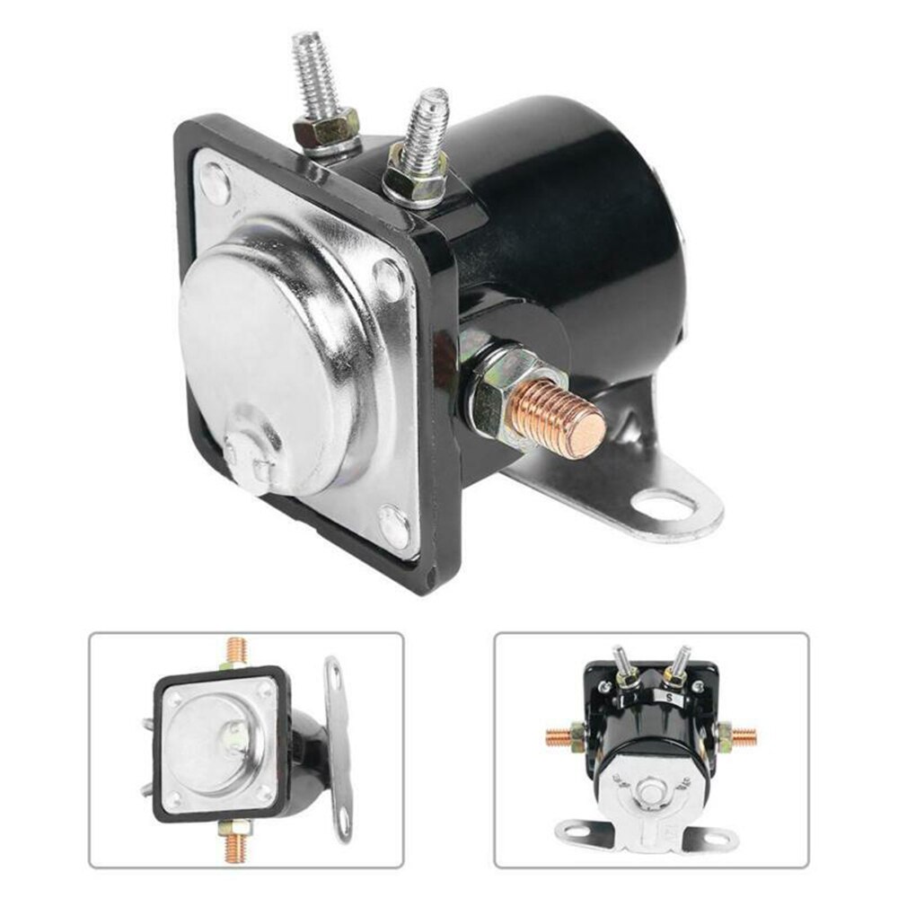 Universal Starter Solenoid Relay 1pc Heavy Duty Car 4 Terminal For Ford 12V