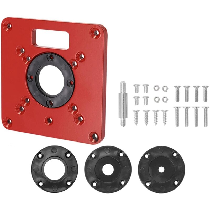 Router Table Insert Plate With 4 Rings Wood Router... – Vicedeal