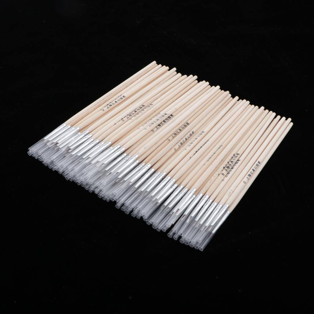 Micro Detail Paint Brush Set,100Pcs Tiny Miniature Fine Detail