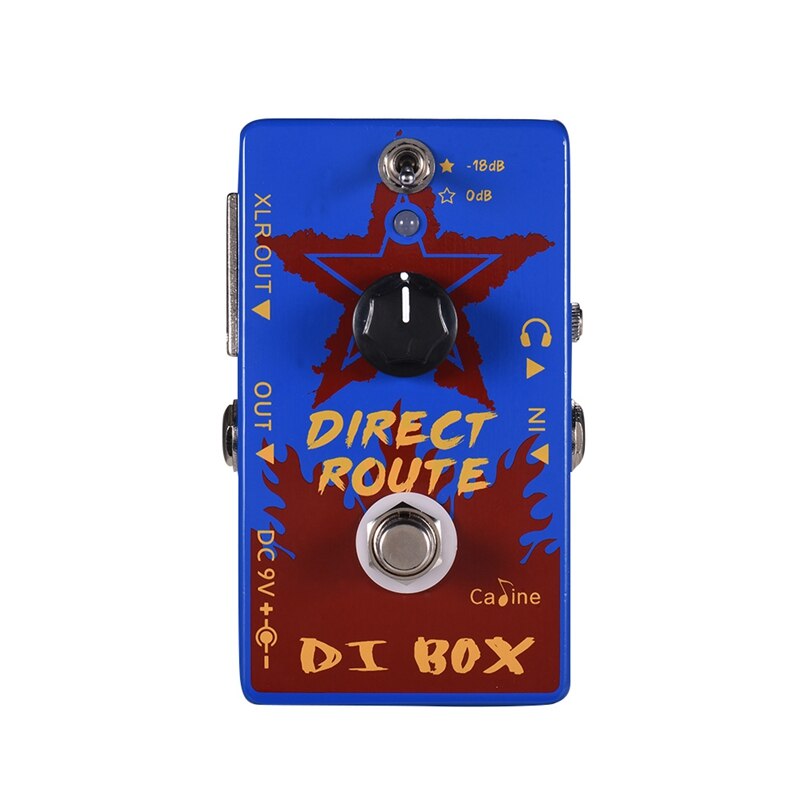 Caline CP-64 Guitar Effect Pedal - Compressor Booster Distortion Overdrive - Metal