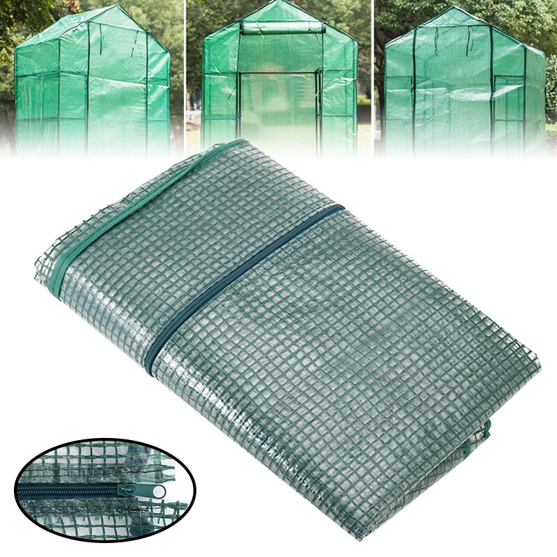 4- laags waterdichte kasvervangingshoezen met versterkte 160 x 70 x 50cm kasplanten bloemenhoes tuinbeschermingsgereedschap