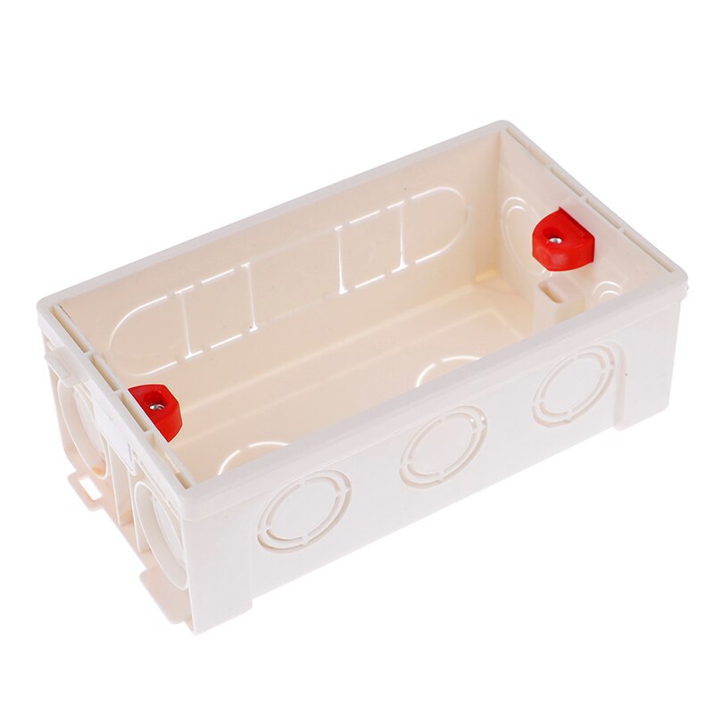 1PC 146mm Plastic Wall Switch Box Wall Socket Cassette Internal Mount Socket Box
