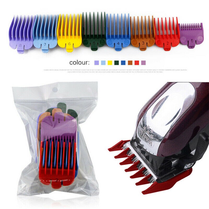 Peine guía de corte , herramienta de peluquería, cortadora de pelo, peine de límite, cortadora de pelo colorida, afeitadora de 3/10mm y 3mm, 1,5 Uds.