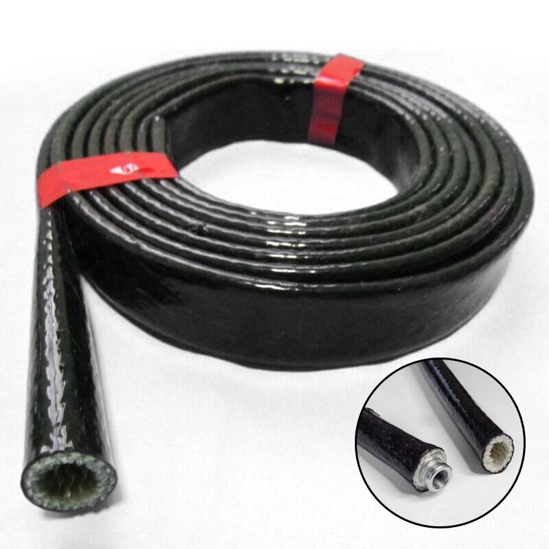 Høj temperatur isolering ærme resistent isolering muffe 10mm x 300cm varmeskjold