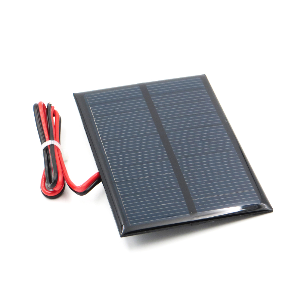 3.5 v 250ma 0.88 watt utvide ledning solcellepanel polykrystallinsk silisium diy batterilader liten mini celle kabel leketøy 3.5v volt