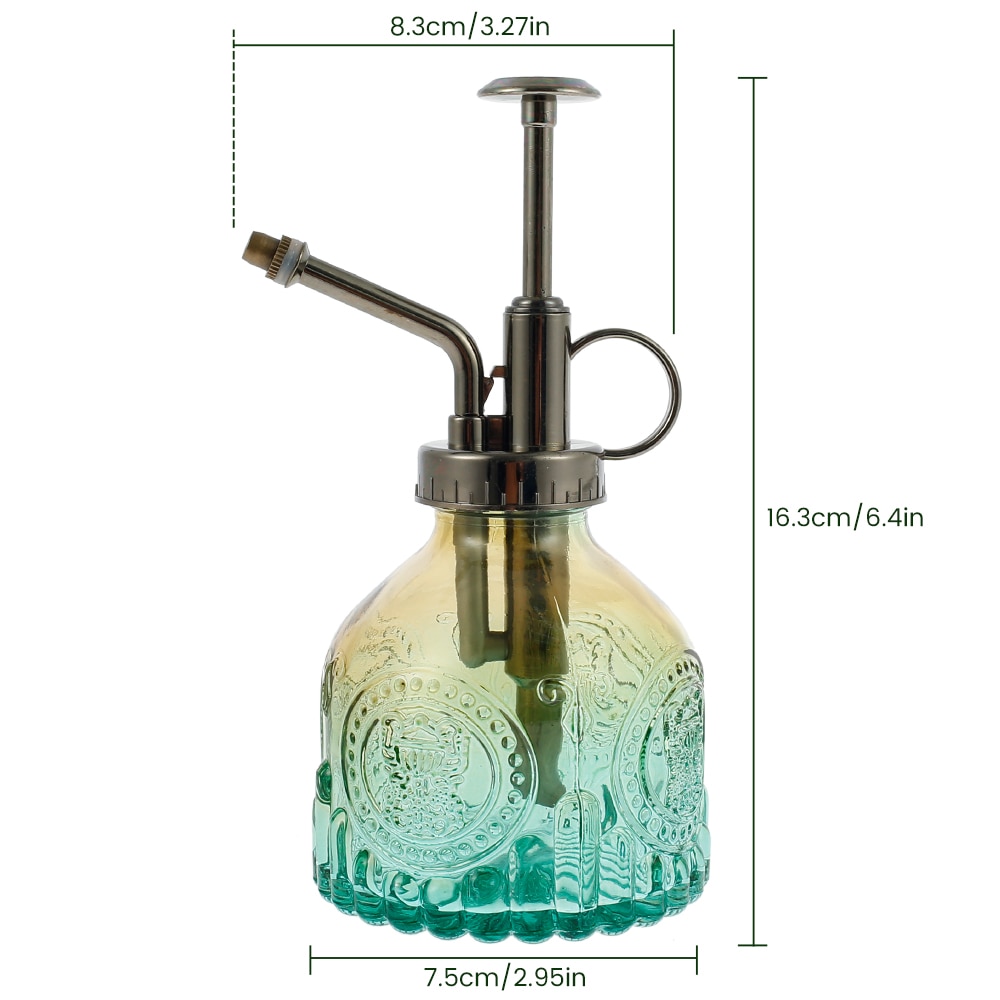 200Ml Retro Planten Gieter Glas Plant Mister Vintage Spuitfles Bloem Spuit Spritzer Tuinieren Home Spray Sprinklers