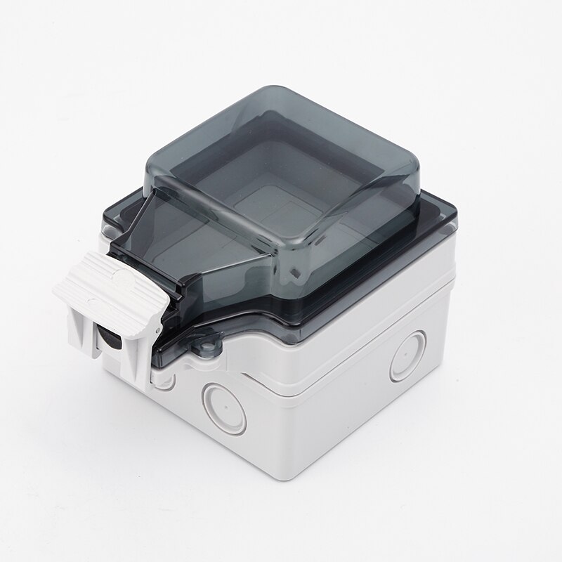 Waterproof UK Socket weatherproof Electrical Wall Outdoor 13Amp Storm 2 Gang IP66 Outside Double Outlets