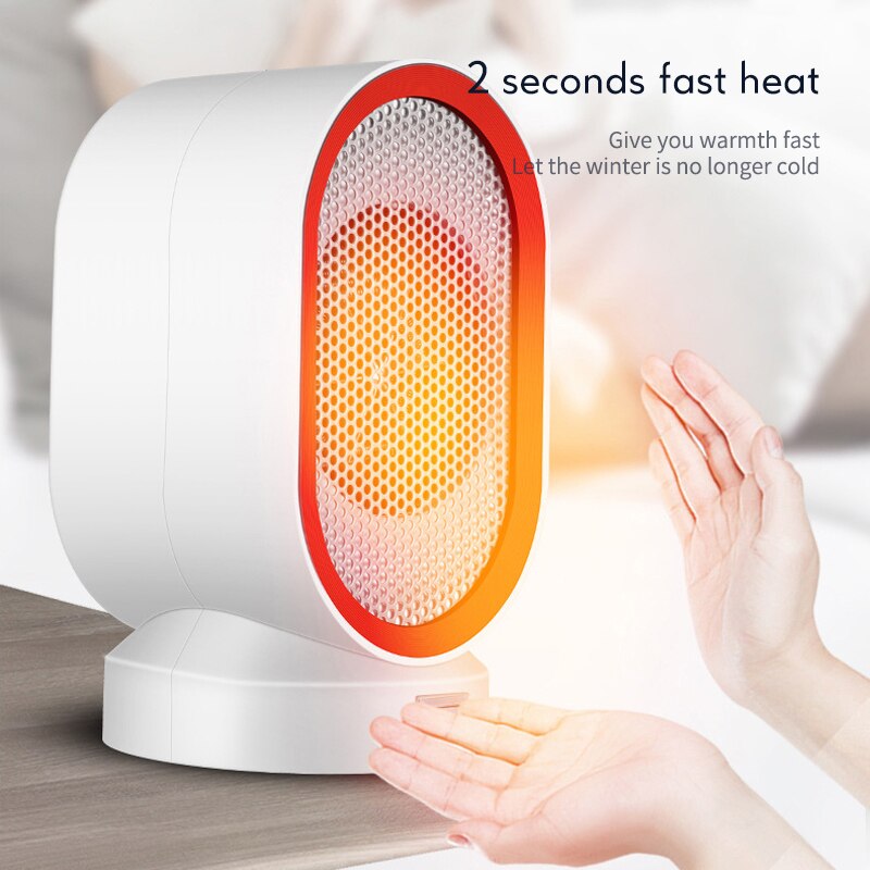 Portable Electric Heater Fan Heater Desktop Household Handy Heating Stove Radiator Warmer Machine EU/US/AU/UK Plug