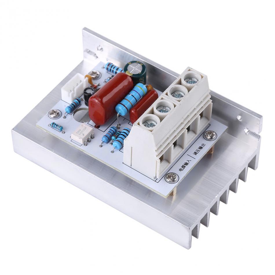 Ac 220v 10000w scr controller digital spændingsregulator høj nøjagtighed hastighedskontrol dæmper termostat controller