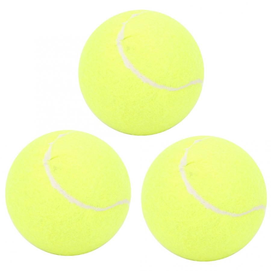 3PCS Tennis Ball Rubber High Resilience Special Training Tennis Ball Practice Competition Tennis