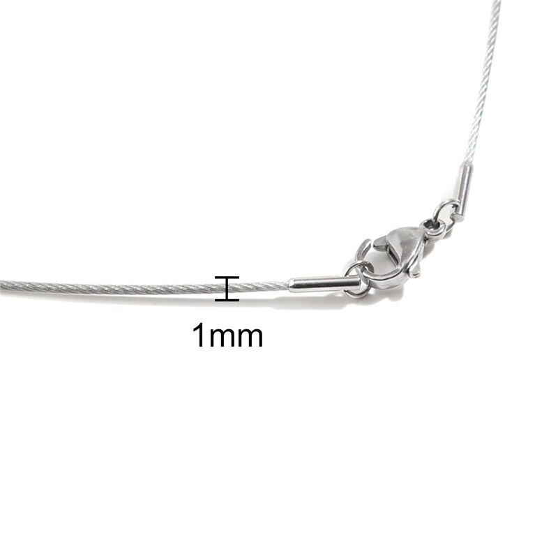 2019 Nuovo 304 in Acciaio Inox Collo Del Collare Della Collana Dei Monili Semplice per Le Donne Ragazze Uomini Regalo di 45 centimetri (17 6/8 &quot;) lungo, 1 Pezzo