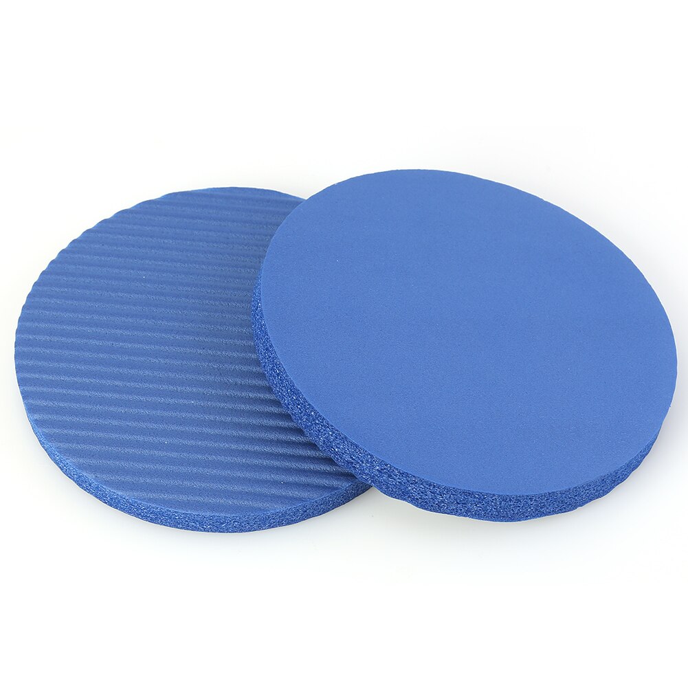 1 paar rutschfeste yogamatten-kissen, tragbare fitness-übungs-kniepolster, kissen für knie, handgelenke, hüften, hände, ellbogen, balance-unterstützung: Blau
