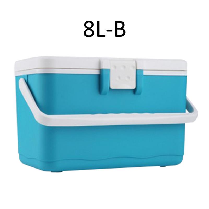 3L 8L 20L Car Insulation Box Outdoor Car Cooler Box Ice Organizer Medicine Preservation Box Home Barbecue Fishing Box: 8L B