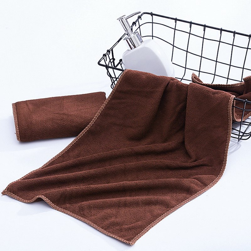DIDIHOU 30x70cm petit Polyester absorbant petite serviette en microfibre serviette de bain à séchage rapide salle de bain serviettes de cuisine fournitures: 8