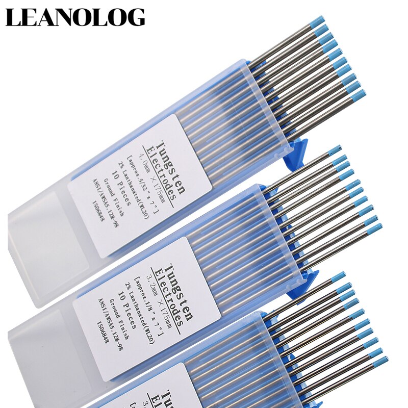 Tungsten Electrode Welding Equipment Accessory 10pcs Blue head Lanthanated 175mm TIG Tungsten Needle/Tungsten Rod/Solder Pin