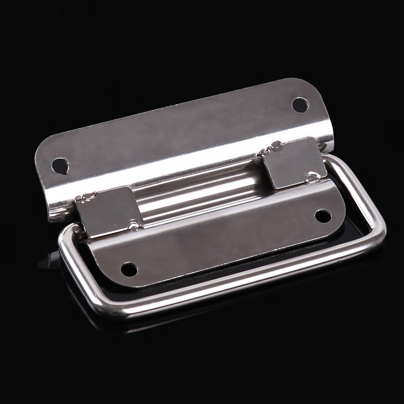Manija de actividad plegable de resorte de Metal empotrada para caja de herramientas, equipo de maletas, tirador de armario, tiradores de cajón, accesorios de Hardware