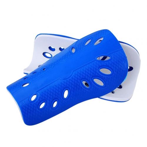 2Stck Erwachsene freundlicher Schienbein Schutz draussen Sport FußBall Bein Pad Schienbein bewachen Schild FußBall Schienbein Pads Schutzhülle Knie unterstützung Socke: Blau