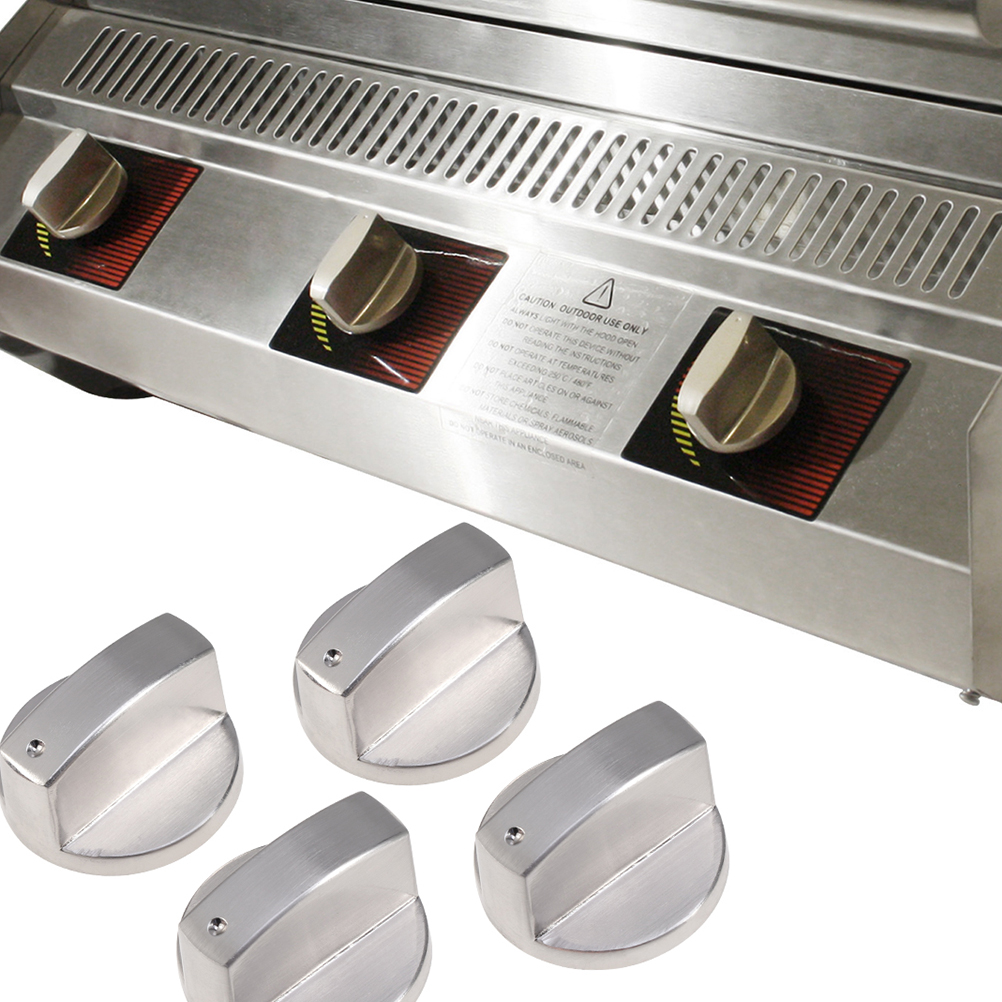 4/8 pcs Stove Switch Practical Metal Ignition Durable Accessory Replacement On-Off Knob Switch Button for Gas Stove