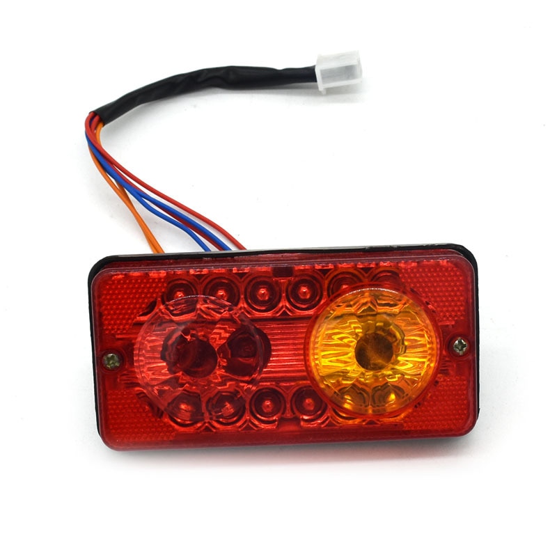 12V/48-60V Electric tricycle rear tail lamp 3W trailer traffic reversing Warning Lights vehicle turn signal brake Taillight