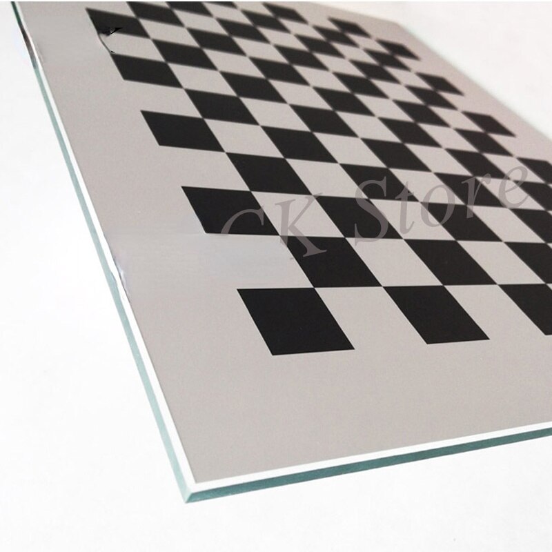 Alumina Calibration Plate Diffuse Reflection Non-glare Checkerboard Machine Vision Optical Correction Board Float Glass Substrat
