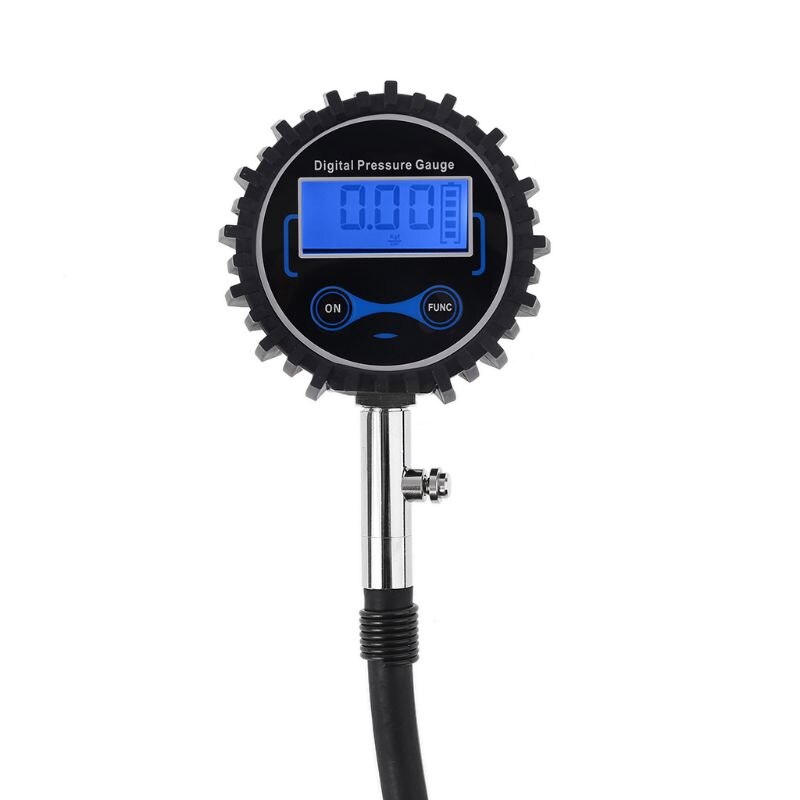 Lange Buis Auto Band Band Luchtdrukmeter Meter Voertuig Tester Monitoring Systeem 0-200PSI Voor Auto Fiets Motor