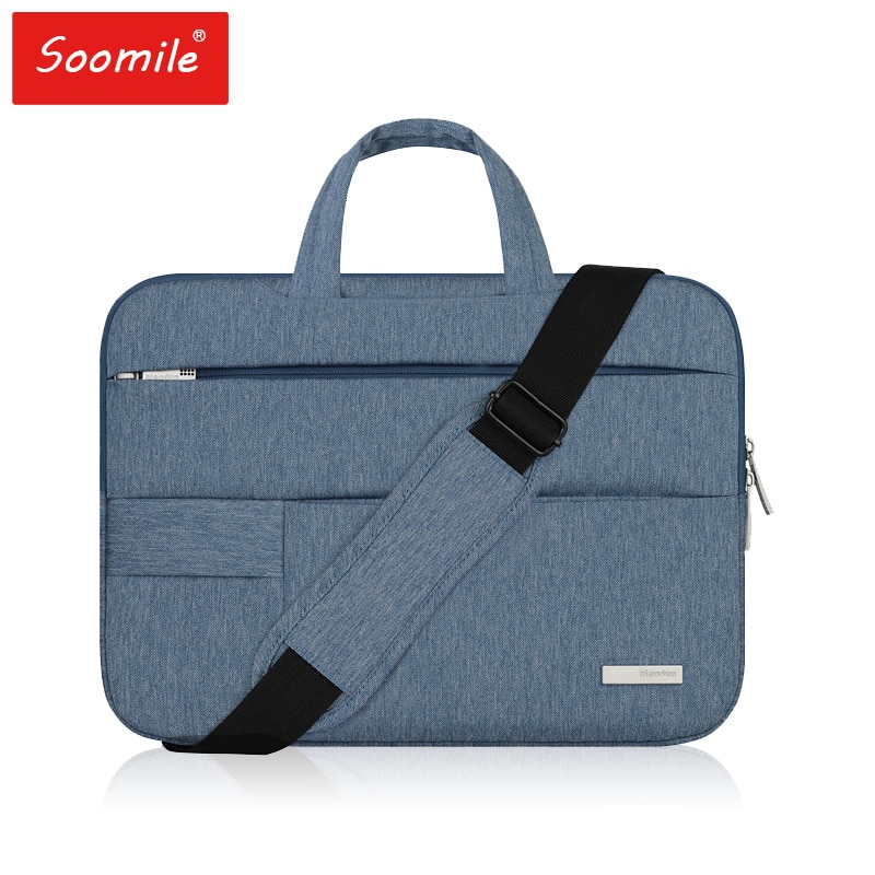 Bolso de para mujer, bolso para ordenador portátil 15 14 13 12 11,6 pulgadas, maletín, bandolera de hombro para Macbook Air Pro, funda para ordenador