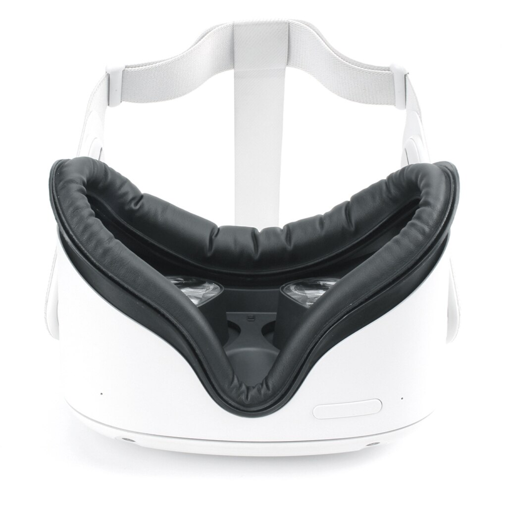 VR Face Cover for Oculus Quest 2 - PU Leather Eye Pad Replacement - Immersive Experience