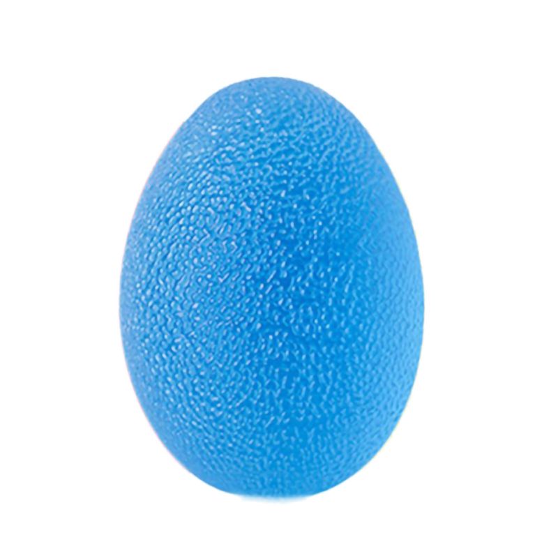 Silicone Ball Grip Practice Finger Hand Strength Rehabilitation Training Handball Vent Trainer: Blue