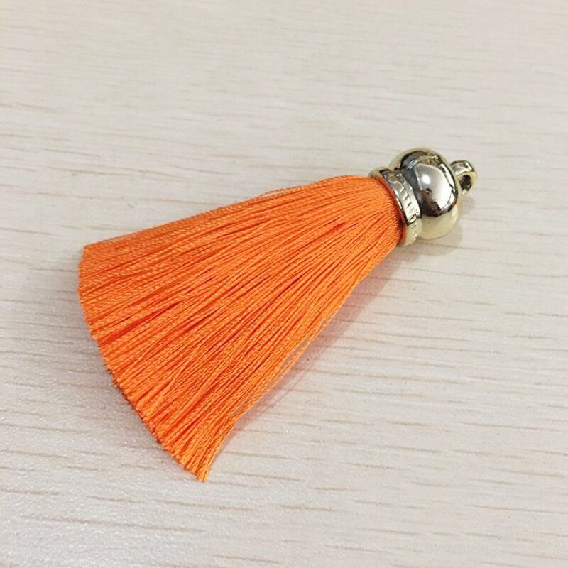 1 Uds. Pendientes borlas de seda colgantes para manualidades, tapas de extremo de plata, cepillo de borlas para DIY, accesorios para fabricación de joyas