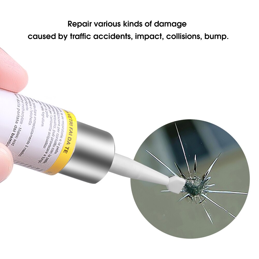 2pcs/pack window repair kit DIY Auto windshield Crack restore resin car glass scratch removal liquid Car fix accission In Stock