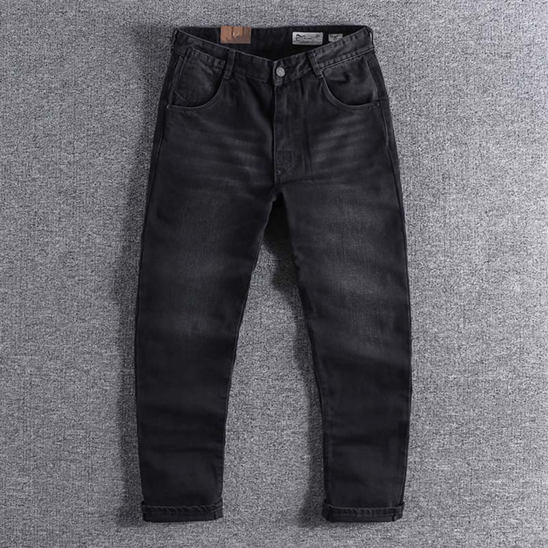 High-end japanske jeans mænds små straight bukser cool dreng smuk slid bukser 0390