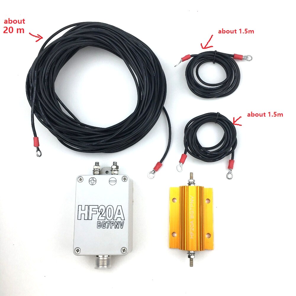Antenne à ondes courtes HF20A 1.5-30Mhz, bande complète sans aveugles, station de radio extérieure, accessoires pour talkie-walkie