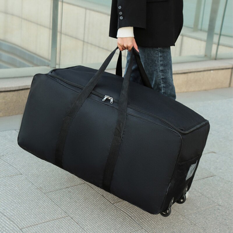 Multifunction Unisex Universal Wheel Travel Bag Large Capacity Duffle Durable Oxford Simple Handbag Luggage Suitcase