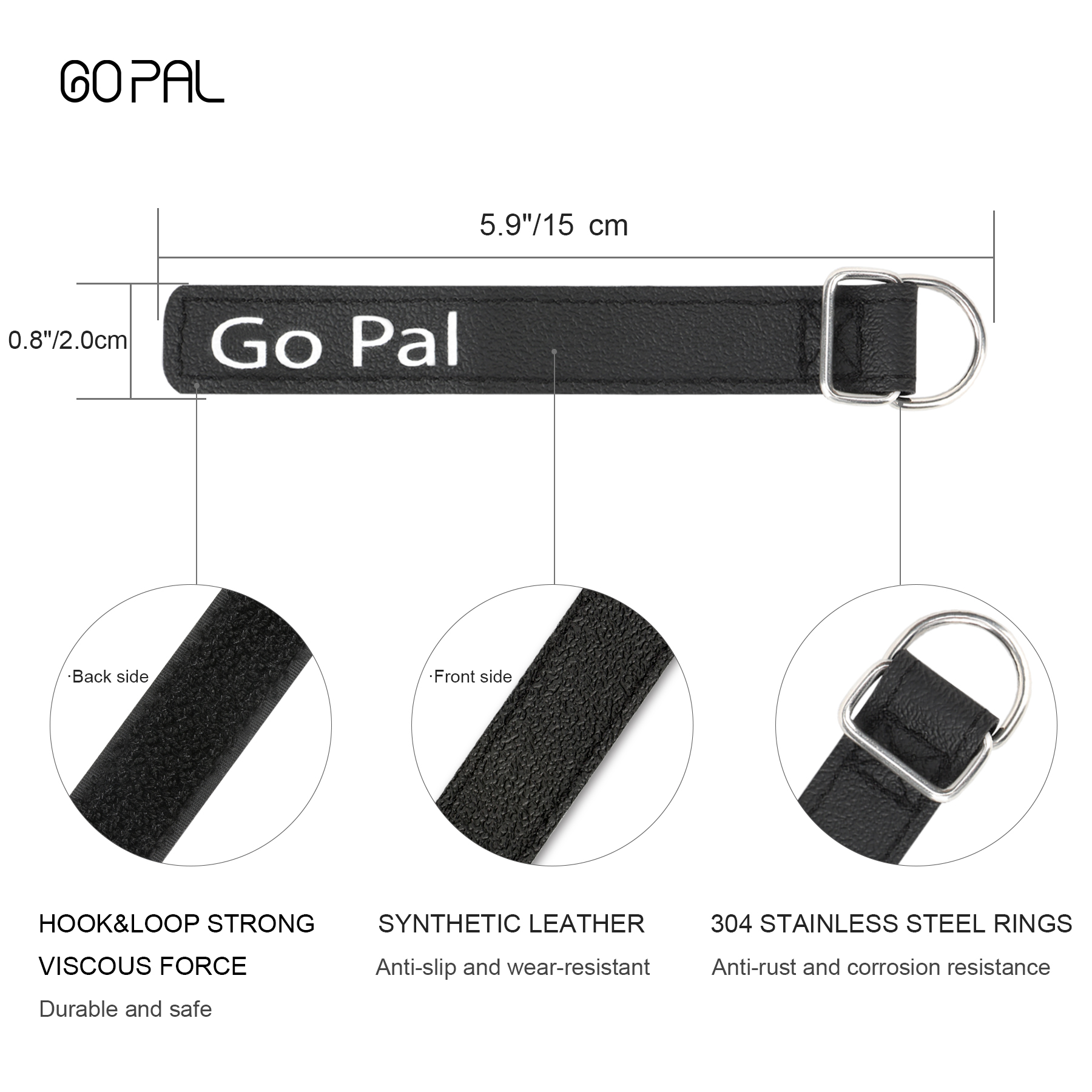 Go Pal 2PCS Sets Paddle Leash Prevents Lost Paddle Adjustable Lanyard Fishing Rod Leash For Kayaking Fishing Tools Rods Strap