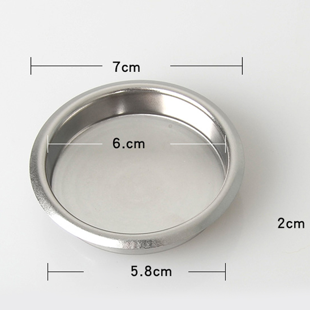 Backflush Insert 58mm Espressomachine Backflush Insert Blank Blind Filter Filterhouder Mand Koffie Machine Tools