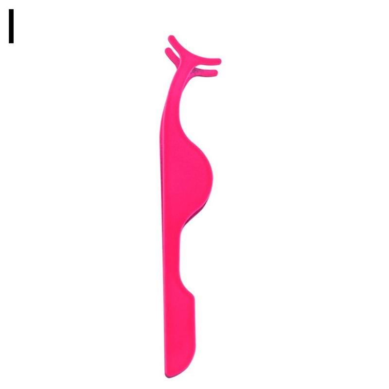 Pinzette per ciglia finte applicatore per ciglia finte estensione ciglia bigodino pinza ausiliaria pinza per trucco strumenti 1 pz