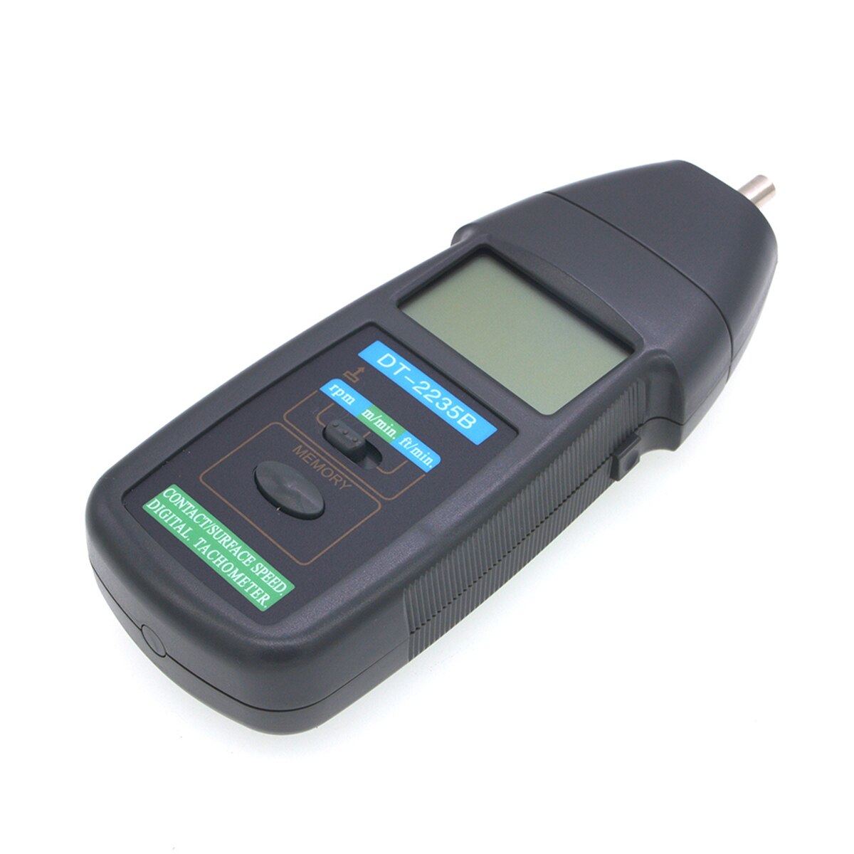 DT-2235B Digital Contact Tachometer RPM Tester Motor Speed Gauge Meter Motor Speed Gauge Meter Contact Digital Tachometer