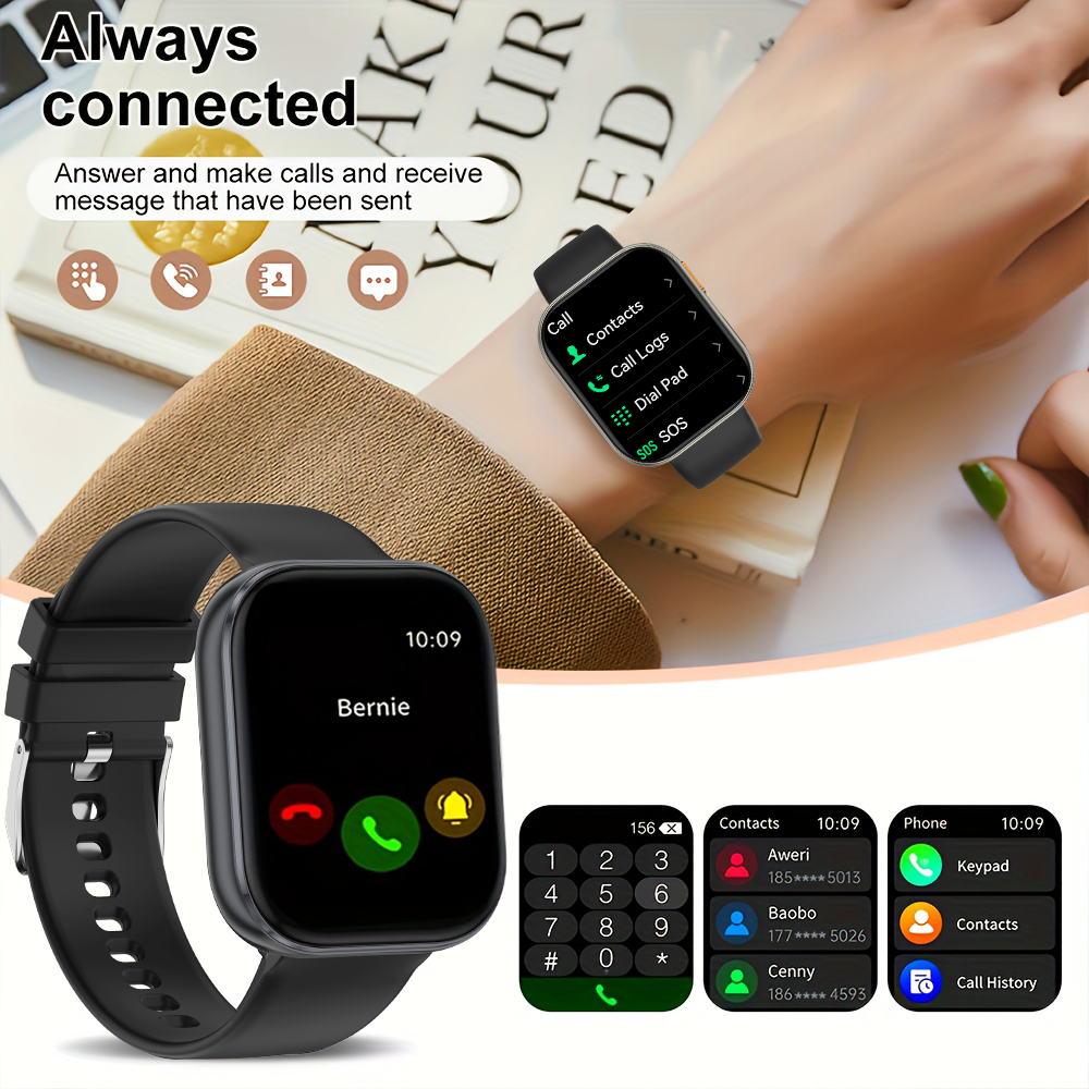 2026 T-REX3 NUOVO smartwatch alla moda, batteria da 1000 mAh, chiamata Bluetooth, modalità sportivo multiplo, adatto sia per uomini che per donne