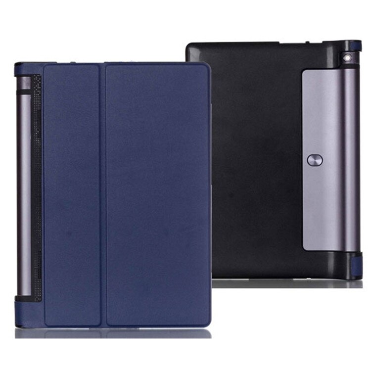 Cover til lenovo yoga tab 3 yt3-x50f yt3-x50l 10.1 tommer pu læder tablet cover cover til lenovo yoga tab 3 yt3-x50f x50l x50m: Mørk bule