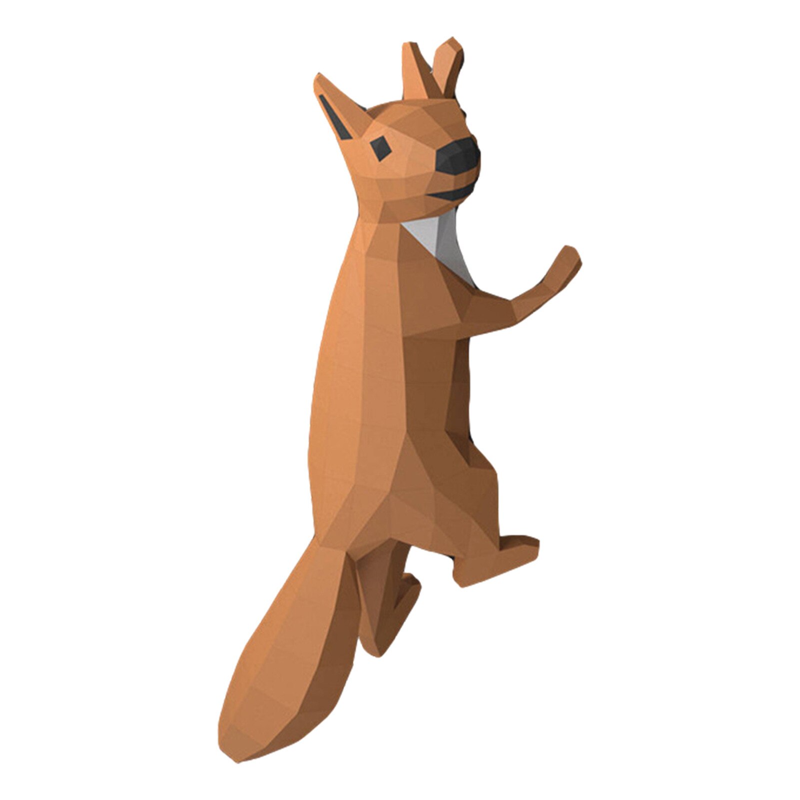 Cute Traditional Animal Composition 3D Squirrel Geometric Origami Origami Squirrel Geometric DIY Handmade Home Decoration forKid
