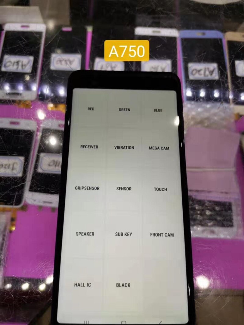 Voor Samsung Galaxy A7 Lcd A750 A750F SM-A750F A750FN A750G Lcd Touch Screen Digitizer Vergadering Gereedschap A750F Display