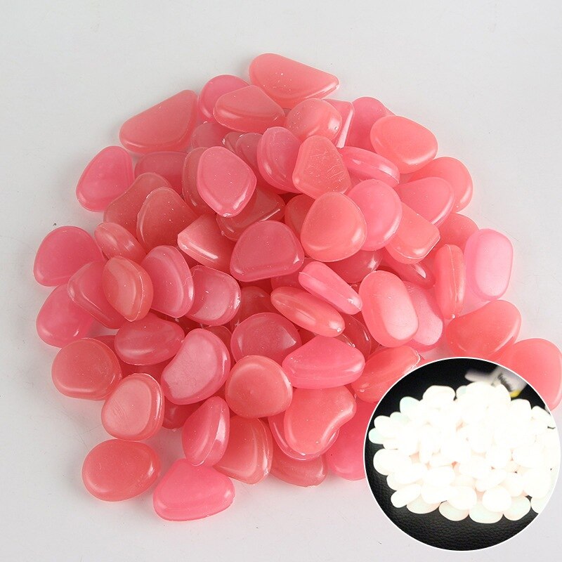 Luminous stone Glow in the Dark garden aquarium artificial stone luminous color goose egg stone luminous luminous stone: G