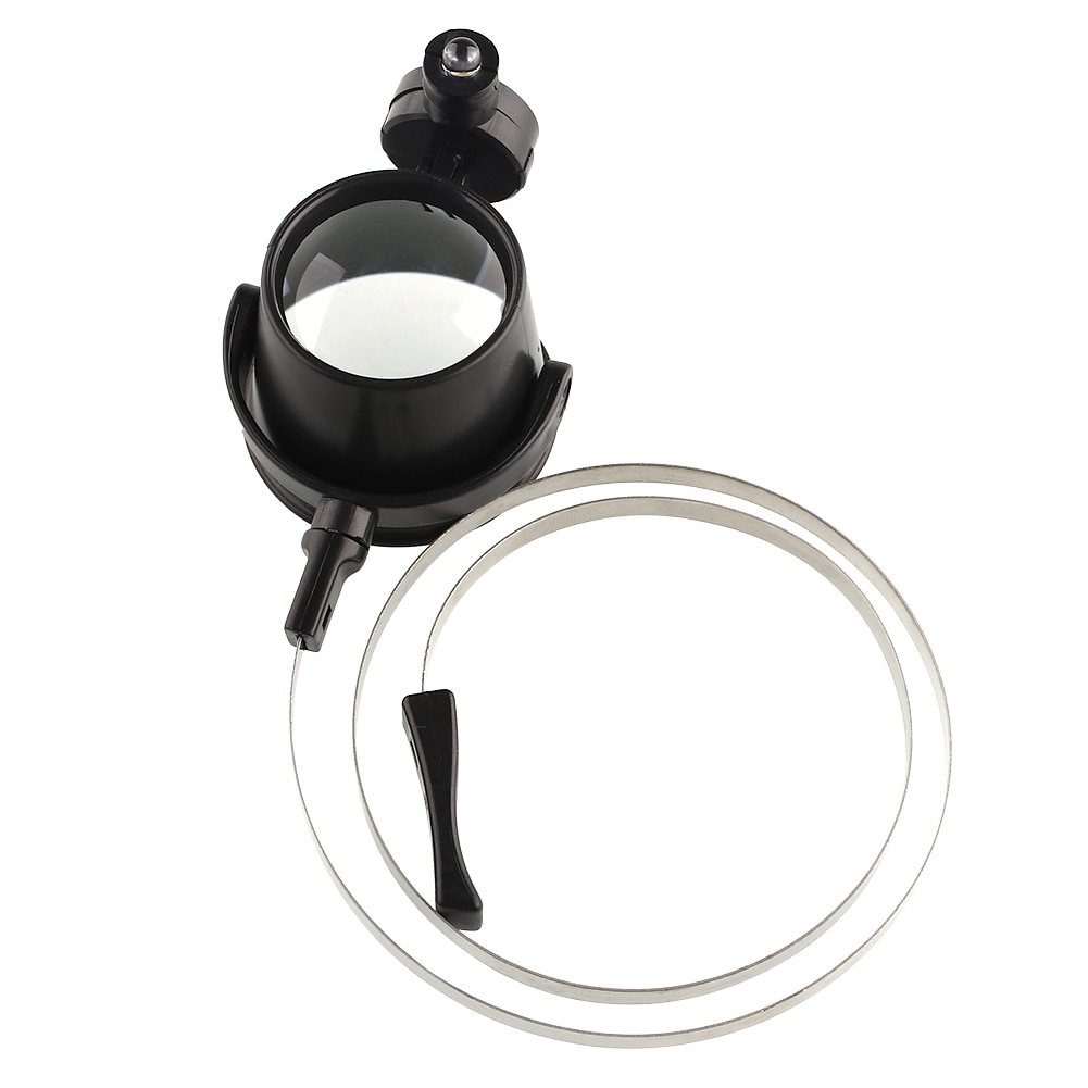 Portable 15X Head Band Eye Led Magnifier Loupe Jewelers Circuit Magnifying Glass Watchmakers Head-mounted
