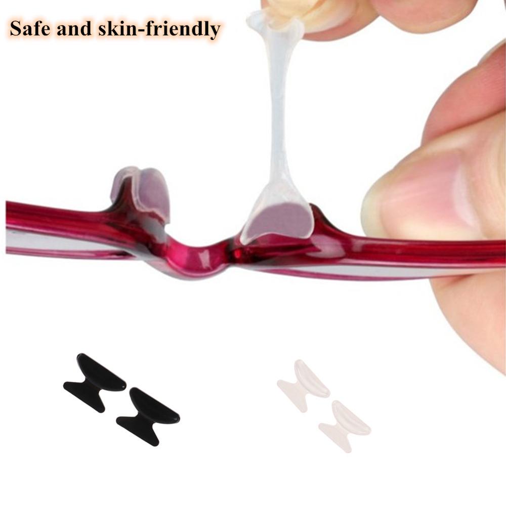 1/5 paar zachte, antislip siliconen neuspads voor zonnebrillen, leesbrillen, dunne neuspads en accessoires