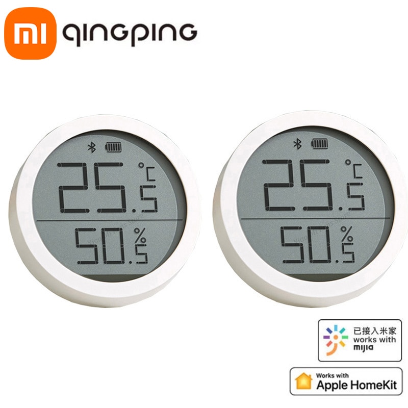 Xiaomi cleargrass qingping bluetooth-termometer hygrometer temperaturfuktighetssensor för apple siri homekit / mi mijia app hem
