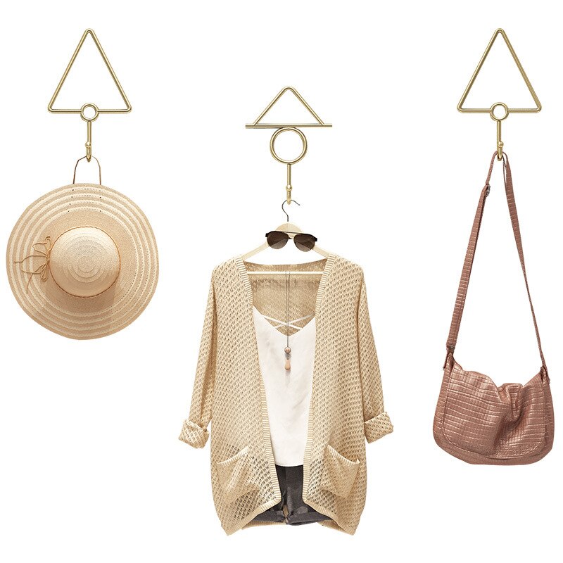 Ijzeren Muur Display Rack Kinderkleding Winkel Haak Hanger Keuken Badkamer Kantoor Decoratieve Opknoping Haak ZH411