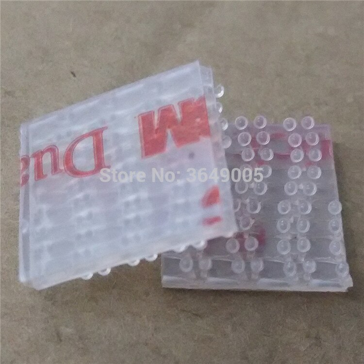 Die Cut 12.7mm*17.2mm SJ3560 Dual Lock Self adhesive fastener Transparent Tape