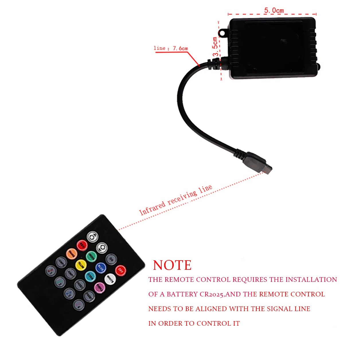 Luces ambientales universales RGB para coche, tira de luces LED, lámparas de ambiente Interior, 8 colores, decorativas, todoterreno, 4x4, SUV, accesorios para automóviles