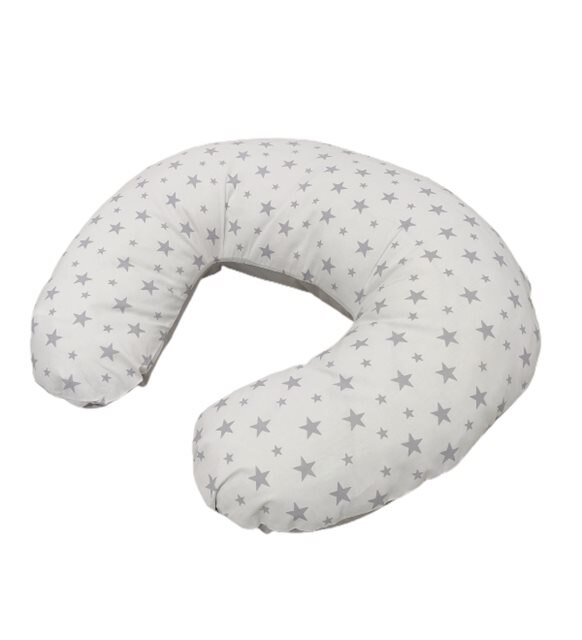 Cuscino per allattamento per bambini variazioni di colore a motivi a stella prodotti per madre-neonati cuscini per allattamento: Light grey