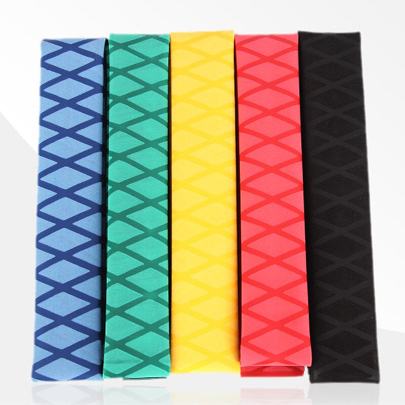 35mm Dia. Schrumpfschlauch Badminton Griff Rutschfeste Schweiß Absorption Schläuche Ärmel für Badminton Golf Tischtennis Schläger 5 Farbe